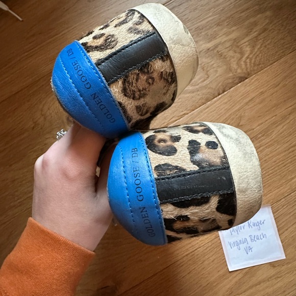 Golden Goose Superstar 37 Calf Hair Cheetah Leopard Print - Picture 4 of 9